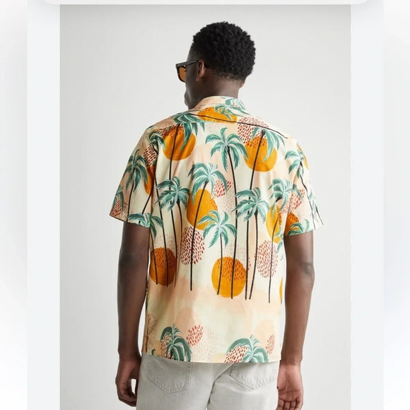 Zara men’s palm tree sunset shirt - Picture 1 of 4